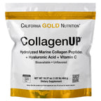 California Gold Nutrition, CollagenUP®, Hydrolyzed Marine Collagen with Hyaluronic Acid and Vitamin C, Unflavored, 1.02 lb (464 g)